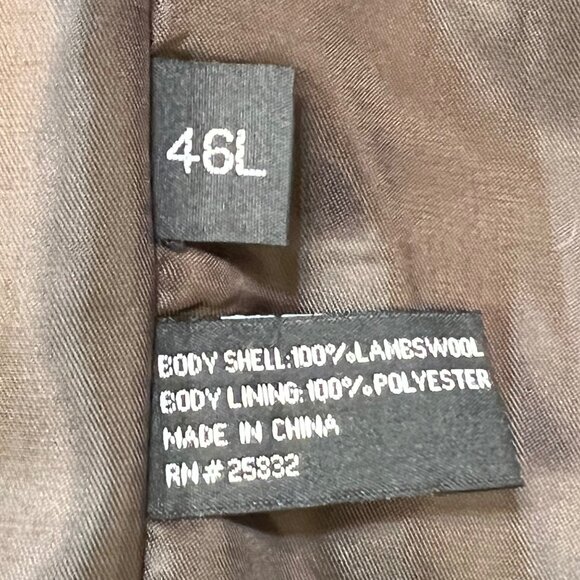 Mens Western Tweed Lambswool Blazer Leather Elbow Patches Circle S Size 48L - Picture 16 of 16